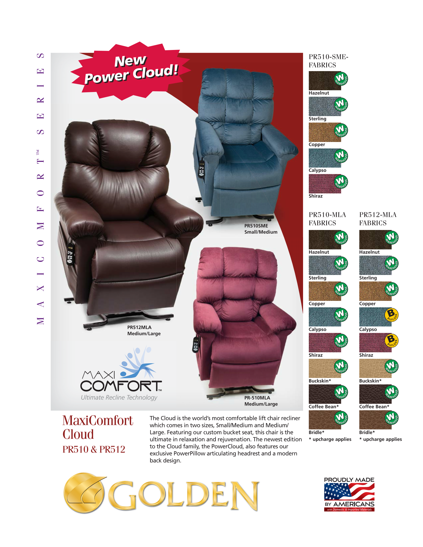Elderly Golden PR510 lift chair recliner