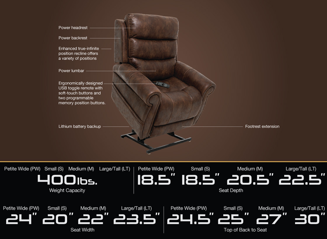 leather lift chairs
